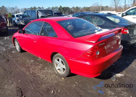 2004 Honda Civic Ex from USA, damaged, VIN 1HGEM219X4L057041